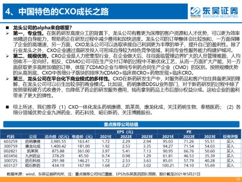 CXO行业跟踪报告 行业维持高景气，龙头公司空间广阔